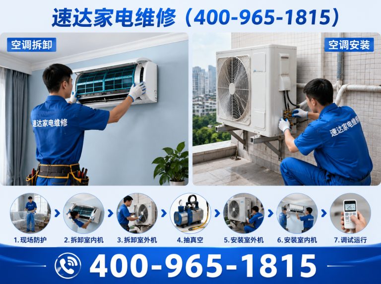 百色中央空调维修展示图
